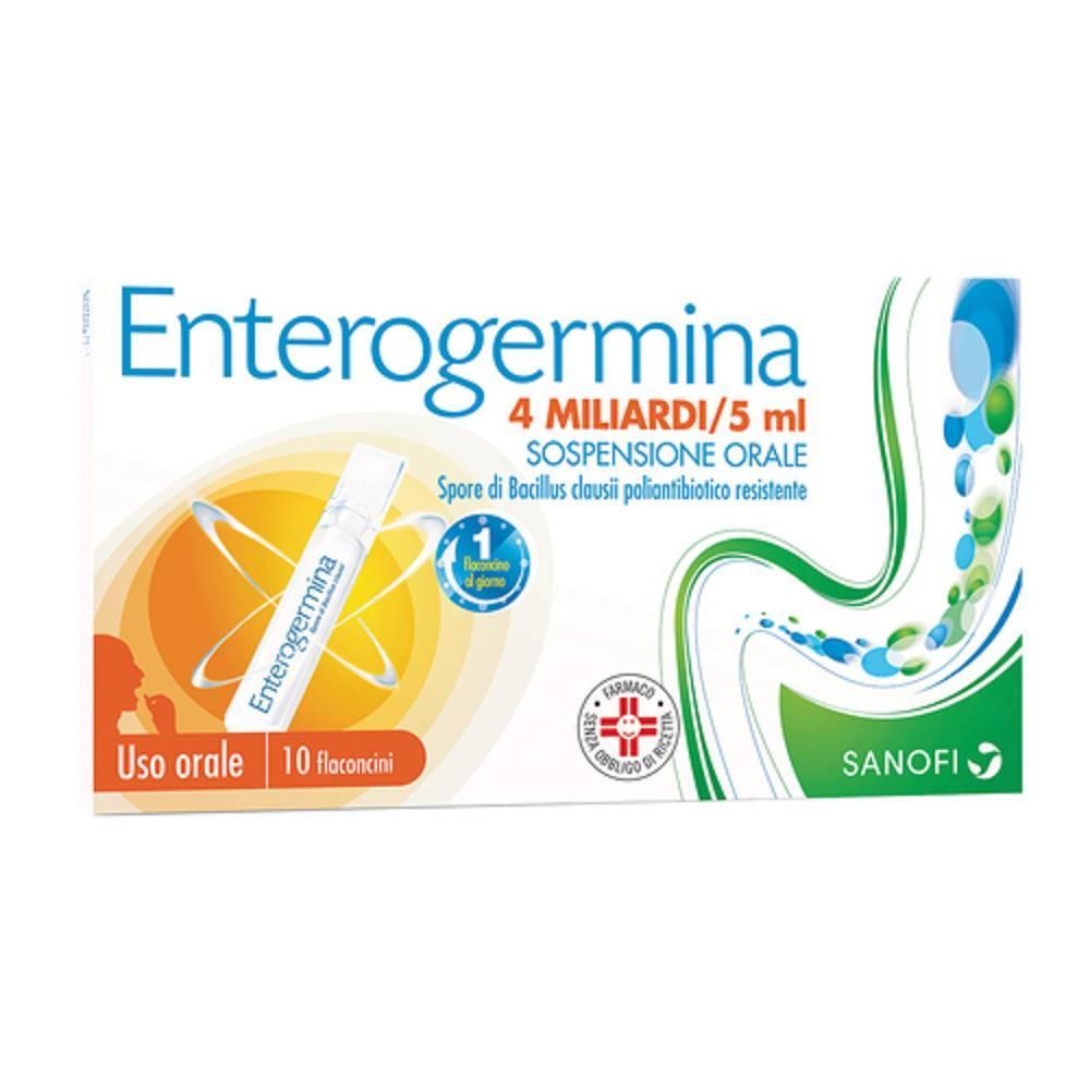 enterogermina sospensione orale enterogermina 4 miliardi in 5 ml per il trattamento di disturbi intestinali e supporto alla flora intestinale - foto 1 enterogermina sospensione orale enterogermina 4 miliardi in 5 ml per il trattamento di disturbi intestinali e supporto alla flora intestinale - foto 1