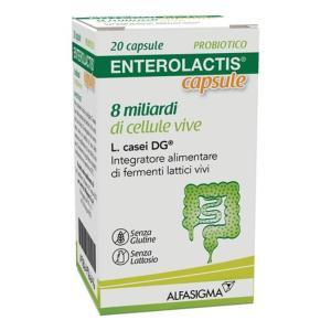 Integratore alimentare di fermenti lattici vivi  20 capsule per riequilibrio della flora batterica intestinale