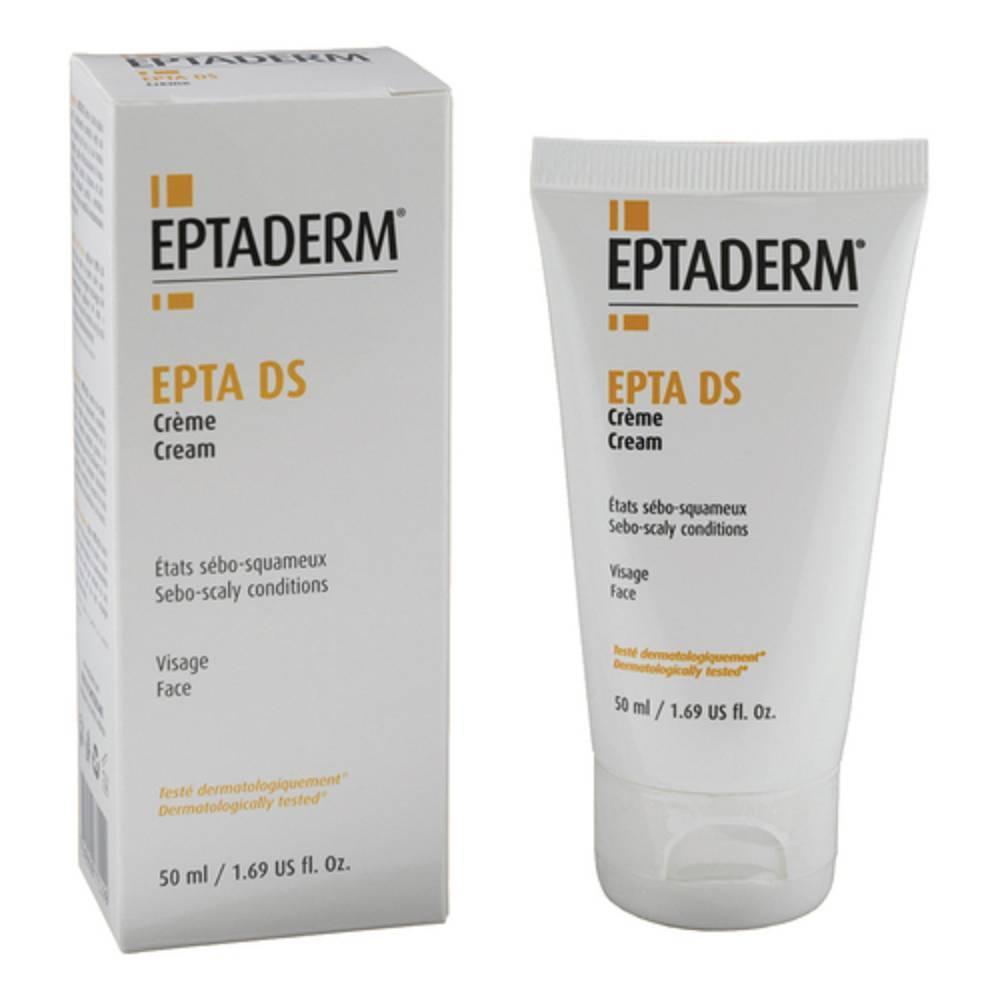eptaderm crema epta ds 50ml per il trattamento cosmetico degli stati sebo-squamosi del viso, normalizza il sebo e controlla rossore e desquamazione. - foto 1
