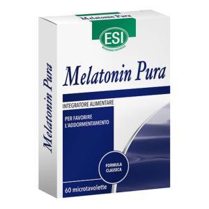 Melatonina pura 60 microtavolette - integratore per un sonno ristoratore e naturale, adatto a vegani e vegetariani