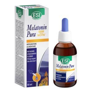 Integratore di melatonina pura gocce per sonno ristoratore e rilassamento con erbe naturali - senza glutine e lattosio