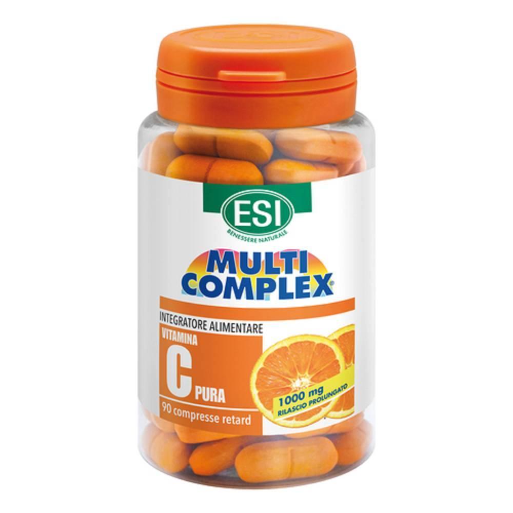 esi vitamina c pura 1000 mg retard 90 compresse - integratore alimentare per assorbimento ottimale e benessere generale - foto 1