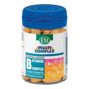 Integratore alimentare vitamine b complex 50 compresse - alta dosaggio con colina, selenio e coenzima q10 per energia e immunità