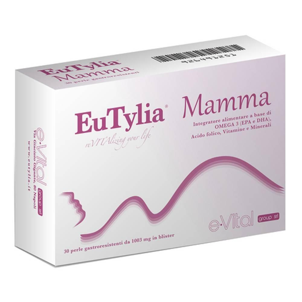 eutylia integratore alimentare eutylia mamma 30 capsule molli con omega 3, acido folico, minerali e vitamine per gravidanza e allattamento - foto 1