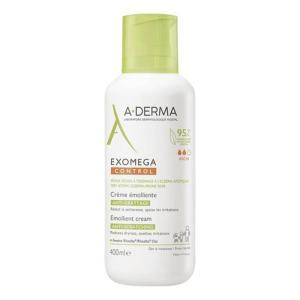 Crema emolliente exomega control 400ml per pelle secca e atopica - lenisce prurito e irritazione, rafforza la barriera cutanea