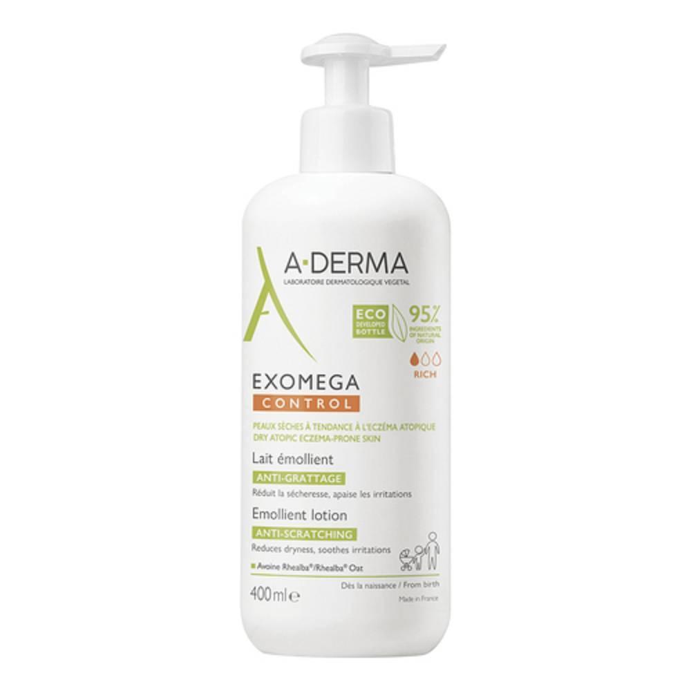 aderma exomega control latte emoliente 400 ml - foto 1
