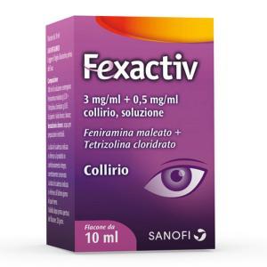 Collirio  10ml per allergie e infiammazioni oculari - decongestionante e antiallergico con tetrizolina e feniramina maleato