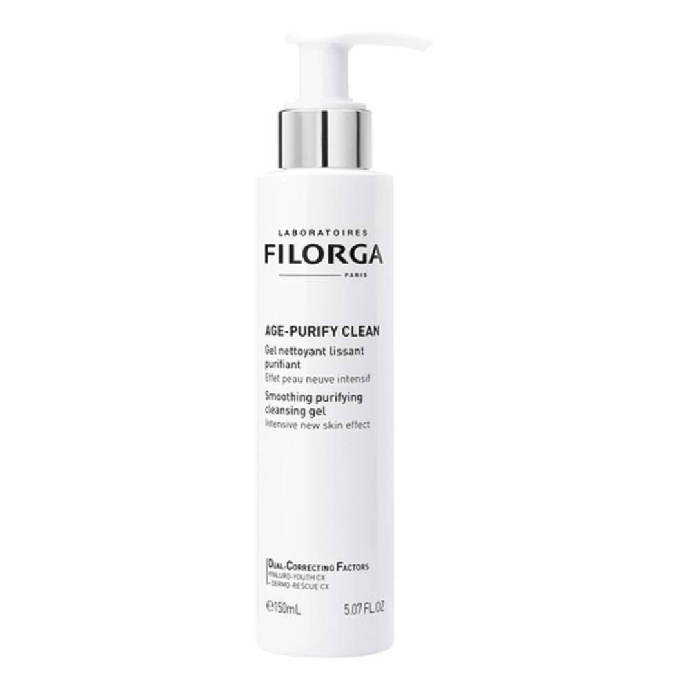 filorga gel detergente levigante purificante filorga age purify clean 150ml per pelle rinnovata e purificata - foto 1
