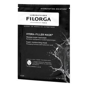 Maschera idratante hydra filler 1pz con acido ialuronico e aloe vera per rimpolpare e illuminare la pelle