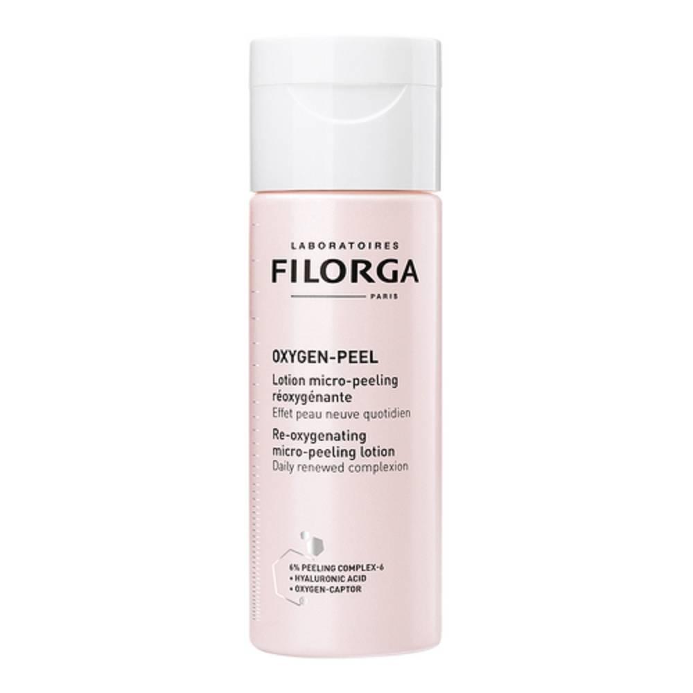 filorga lozione micro-peeling riossigenante 150ml - esfoliante per una pelle fresca e luminoso con acido ialuronico e complesso di 5 acidi esfolianti - foto 1