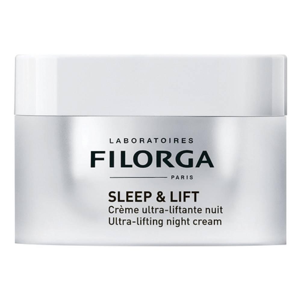 filorga crema notte ultra-liftante sleep & lift 50ml per rigenerare e rimpolpare la pelle del viso con effetto lifting immediato - foto 1