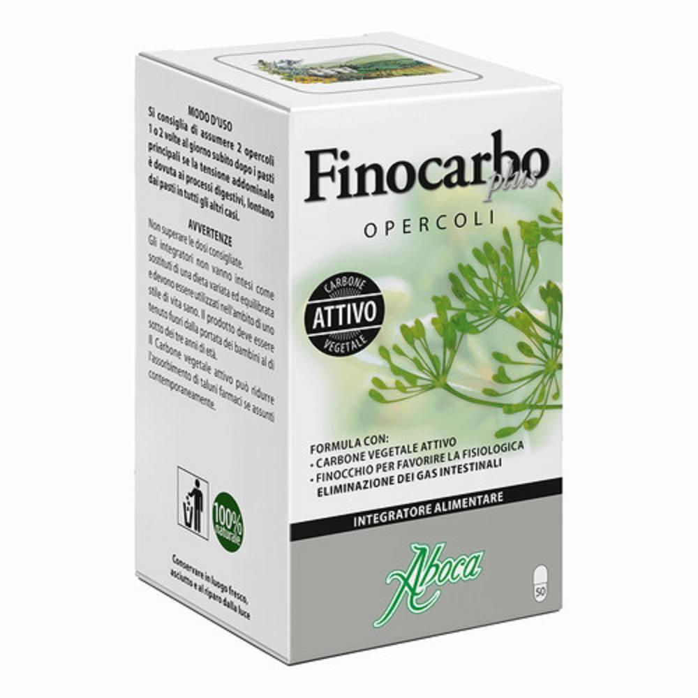 aboca integratore alimentare finocarbo plus 50 opercoli per favorire la fisiologica eliminazione dei gas intestinali - foto 1
