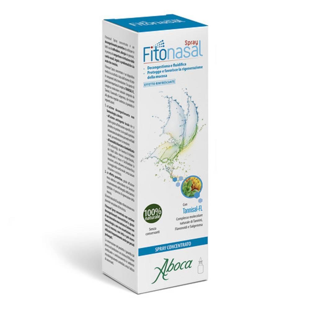 aboca fitonasal spray concentrato - decongestionante naturale per raffreddore e allergie, senza conservanti e adatto per uso prolungato - foto 1