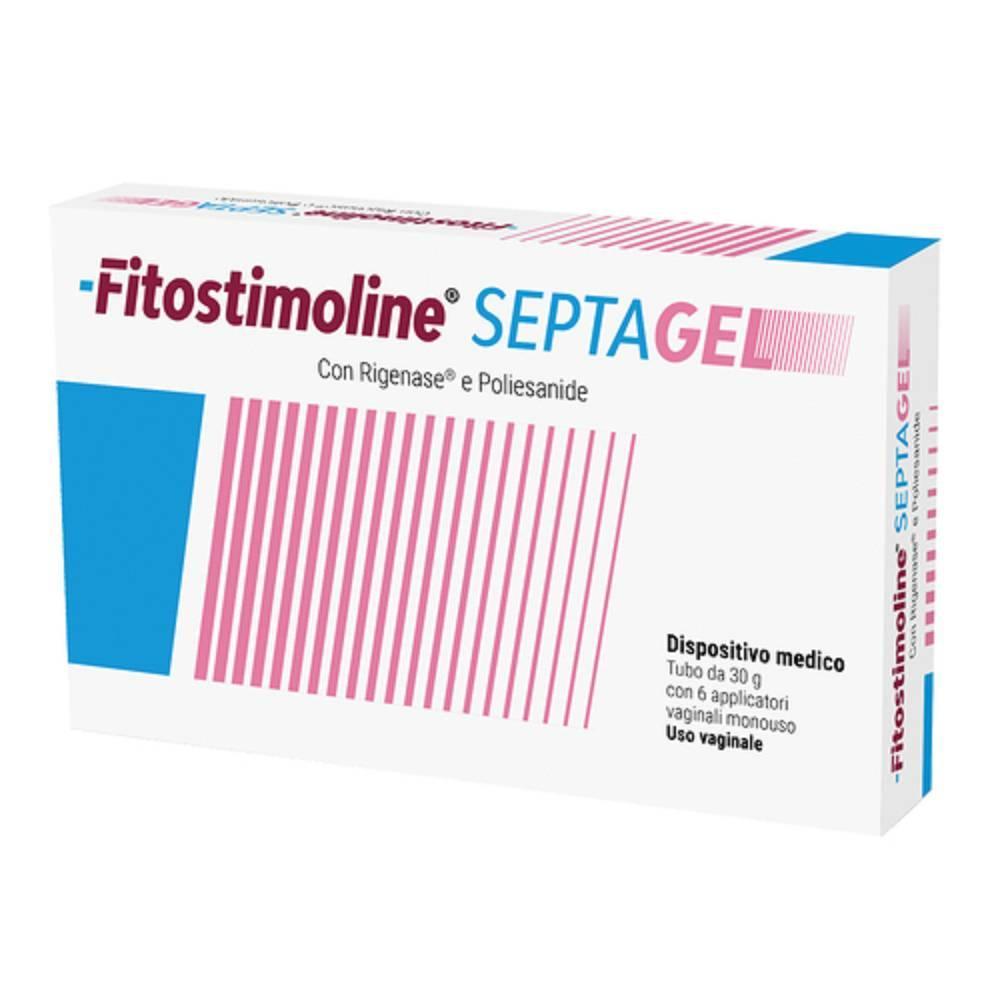 fitistimoline gel vaginale fitostimoline septagel per ripristino microambiente vaginale e protezione della mucosa - 30 g con 6 applicatori monouso - foto 1