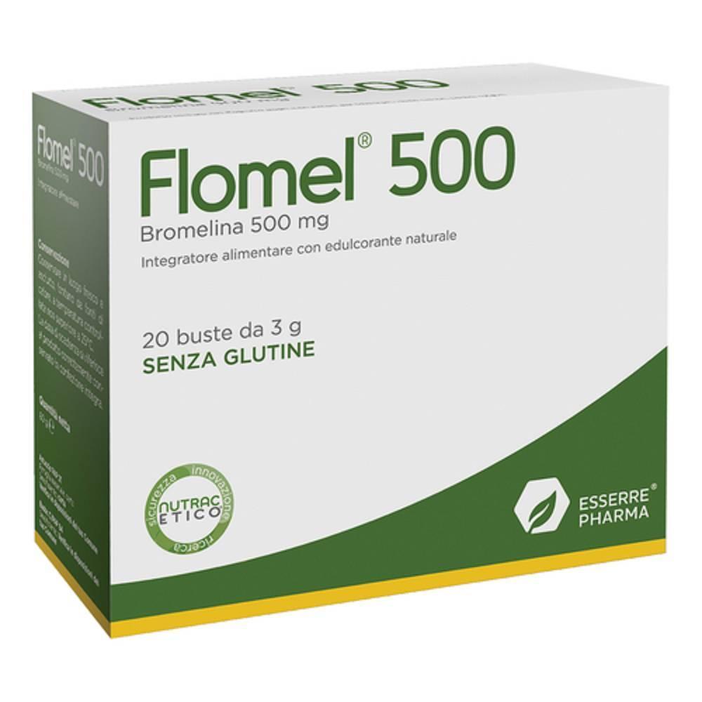 flomel flomel 500 - integratore in 20 bustine per contrastare i segni dell'invecchiamento e promuovere il benessere della pelle - foto 1