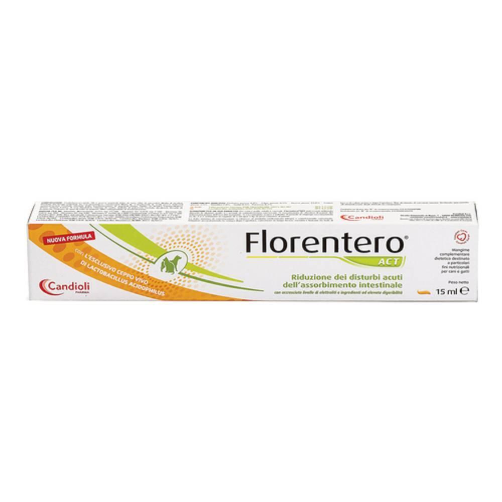 florentero mangime complementare florentero act 15ml per cani e gatti - supporto nutrizionale per diarree e convalescenza - foto 1