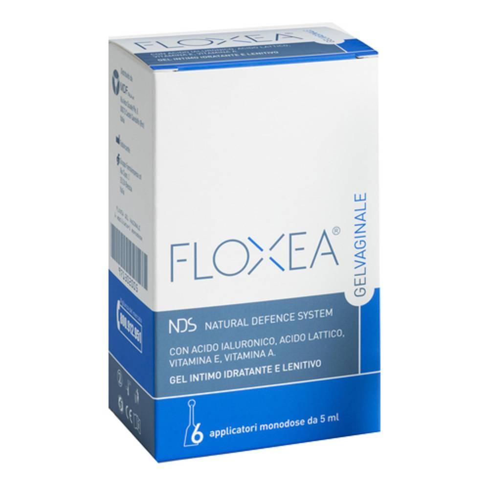floxea gel vaginale floxea 6 applicazioni per secchezza intima - idratante e lenitivo con acido ialuronico e vitamine - foto 1
