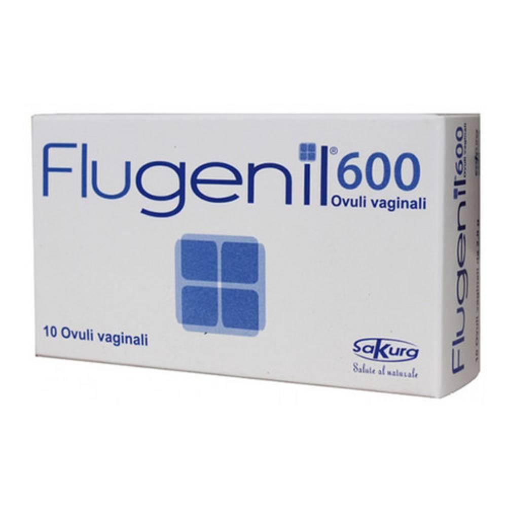 flugenil ovuli vaginali flugenil 600 - coadiuvante per affezioni micotiche, prurito e irritazioni - confezione da 10 ovuli da 2 g - foto 1