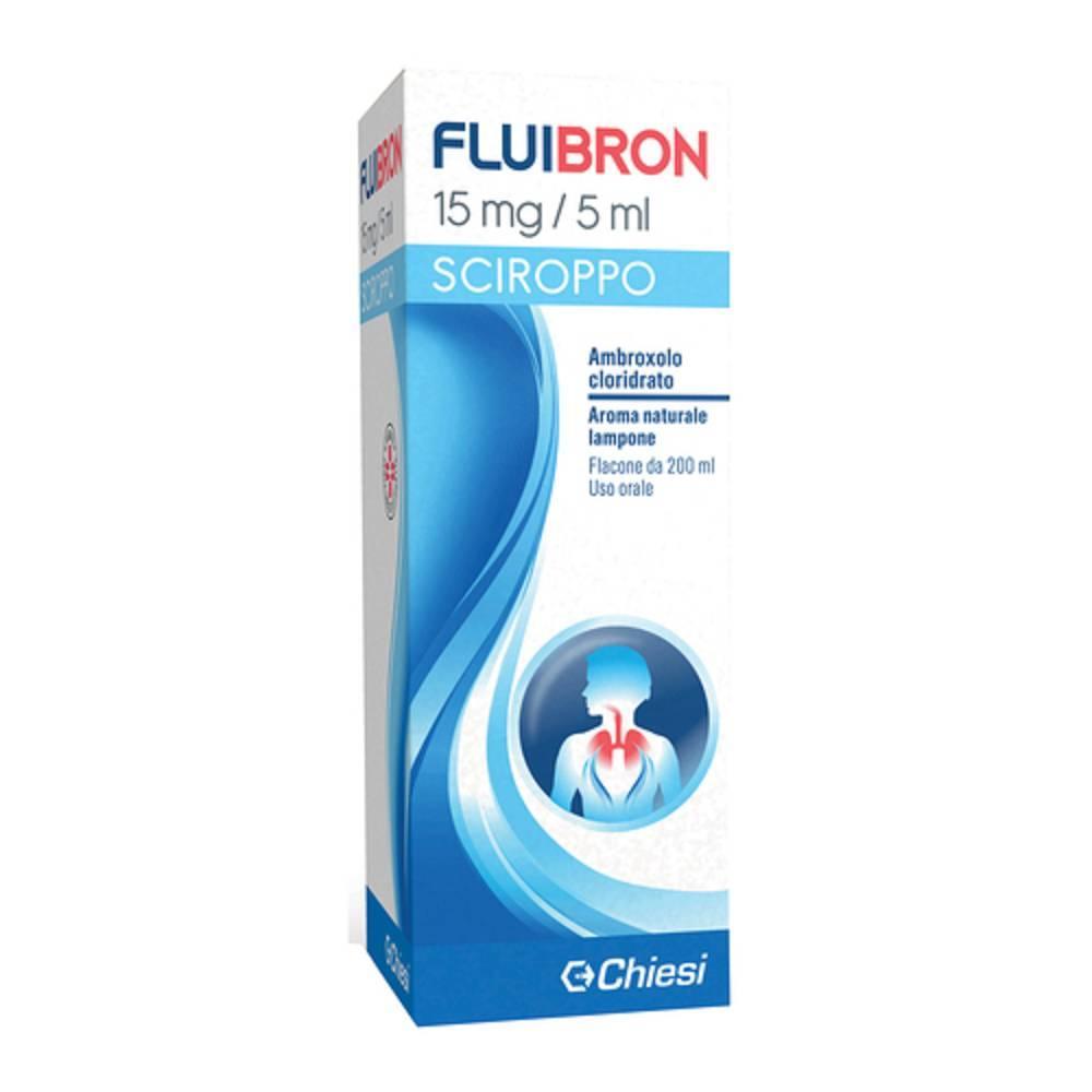 fluibron sciroppo fluibron 200ml per il trattamento della tosse e del muco bronchiale, non adatto a bambini sotto i 2 anni - foto 1