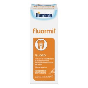 Integratore alimentare fluormil 15ml per la mineralizzazione dei denti - fluoro per bambini e adulti