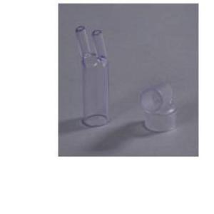 Forcella nasale con raccordo per aerosolterapia - kit completo per trattamento respiratorio e pulizia facile