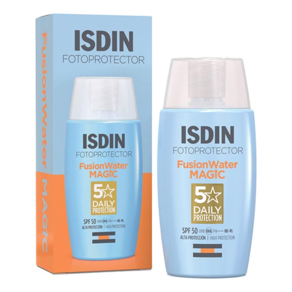 isdin protezione solare ultraleggera fotoprotector fusion water spf 50 idratazione intensa e assorbimento immediato per viso - foto 1