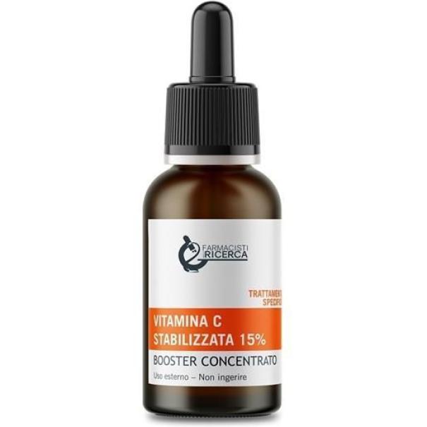 laboratorio ricerche biochimiche booster concentrato di vitamina c stabilizzata 15% - 20ml per pelle luminosa e giovane, azione antiossidante e rigenerante - foto 1