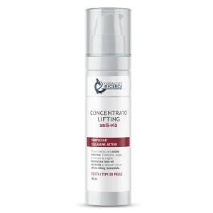 Concentrato lifting anti-età con complesso di collagene attivo, acido ialuronico e vitamina e per pelle idratata e tonica