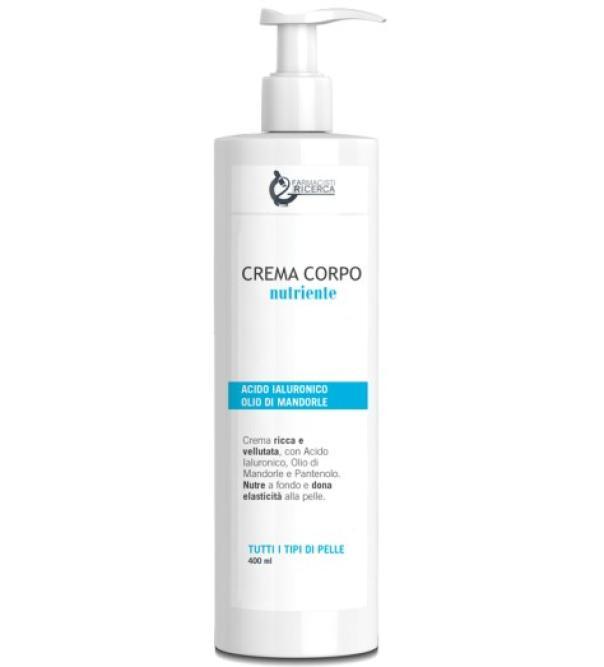 laboratorio della farmacia crema corpo nutriente 400ml con acido ialuronico e olio di mandorle per pelle secca e anelastica - foto 1