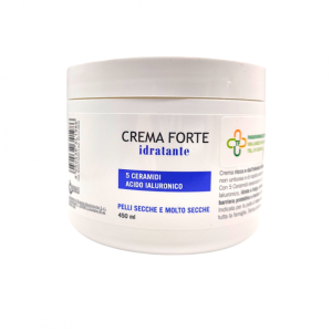Crema forte idratante 450ml per viso e corpo - formula ricca e senza profumo, idratazione immediata e duratura fino a 48 ore
