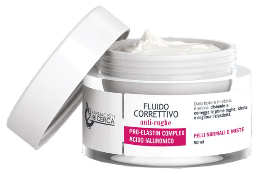 l.r.b. lab.ricerc. biochimiche fluido antirughe correttivo con acido ialuronico per pelli sensibili - idratazione profonda e miglioramento dell'elasticità della pelle - foto 1