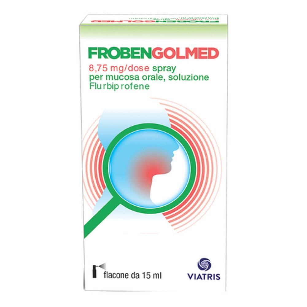 froben spray per mucosa orale frobengolmed 15ml - flurbiprofene per il trattamento di infiammazioni e dolori temporanei - foto 1