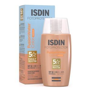 Crema fotoprotettrice fusion water color medium 50ml per viso - protezione solare leggera e idratante