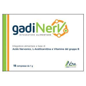 Integratore alimentare gadinerv 20 compresse con acido nervonico e l-acetilcarnitina per il sistema nervoso e le vitamine del gruppo b