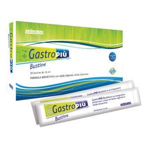 Integratore alimentare in bustine per il benessere digestivo - gastropiu 20 bustine con estratti vegetali e enzimi digestivi