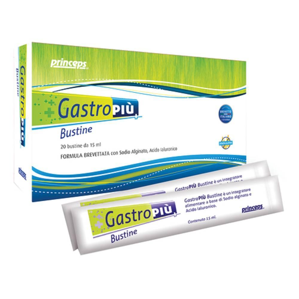 gastropiu' integratore alimentare in bustine per il benessere digestivo - gastropiu 20 bustine con estratti vegetali e enzimi digestivi - foto 1