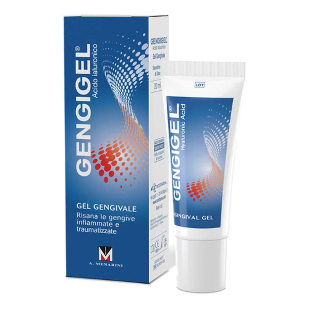 gengigel gel gengivale 20ml per gengiviti e traumi orali - dispositivo medico ce per guarigione e riparazione dei tessuti orali - foto 1