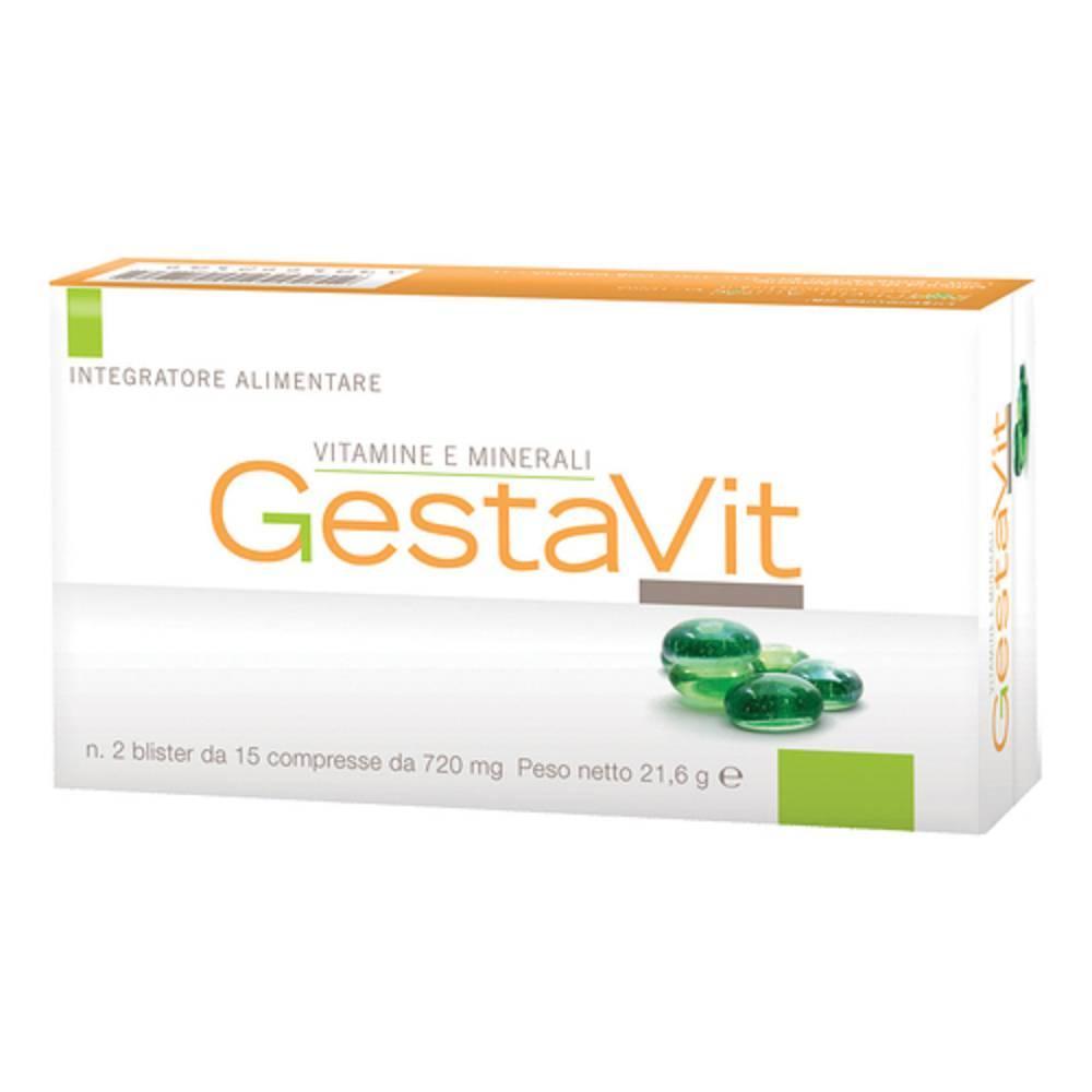 phyto activa integratore alimentare gestavit 30 compresse per gravidanza e allattamento - supporto per carenze nutrizionali e aumento del fabbisogno - foto 1