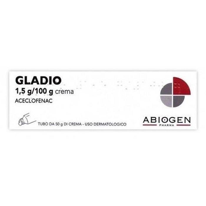 gladio crema antinfiammatoria aceclofenac 1,5 g/100 g per uso topico - 50 g per sollievo locale e trattamento dermatologico - foto 1