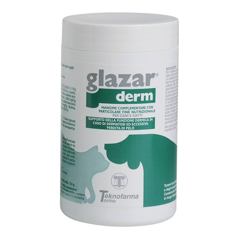 glazar premiscela glazar derm 150g per cani e gatti - supporto nutrizionale per pelle e pelo con omega 3 e omega 6, vitamine e minerali essenziali - foto 1
