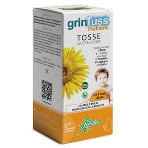 Grintuss pediatric sciroppo per tosse secca e grassa - dispositivo medico lenitivo per bambini da 1 anno con ingredienti biologici
