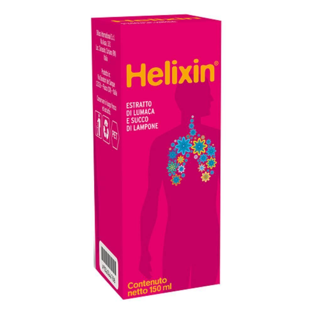 helixin soluzione orale helixin 150ml con estratto di lumaca e succo di lampone per sollievo naturale delle vie aeree superiori - foto 1