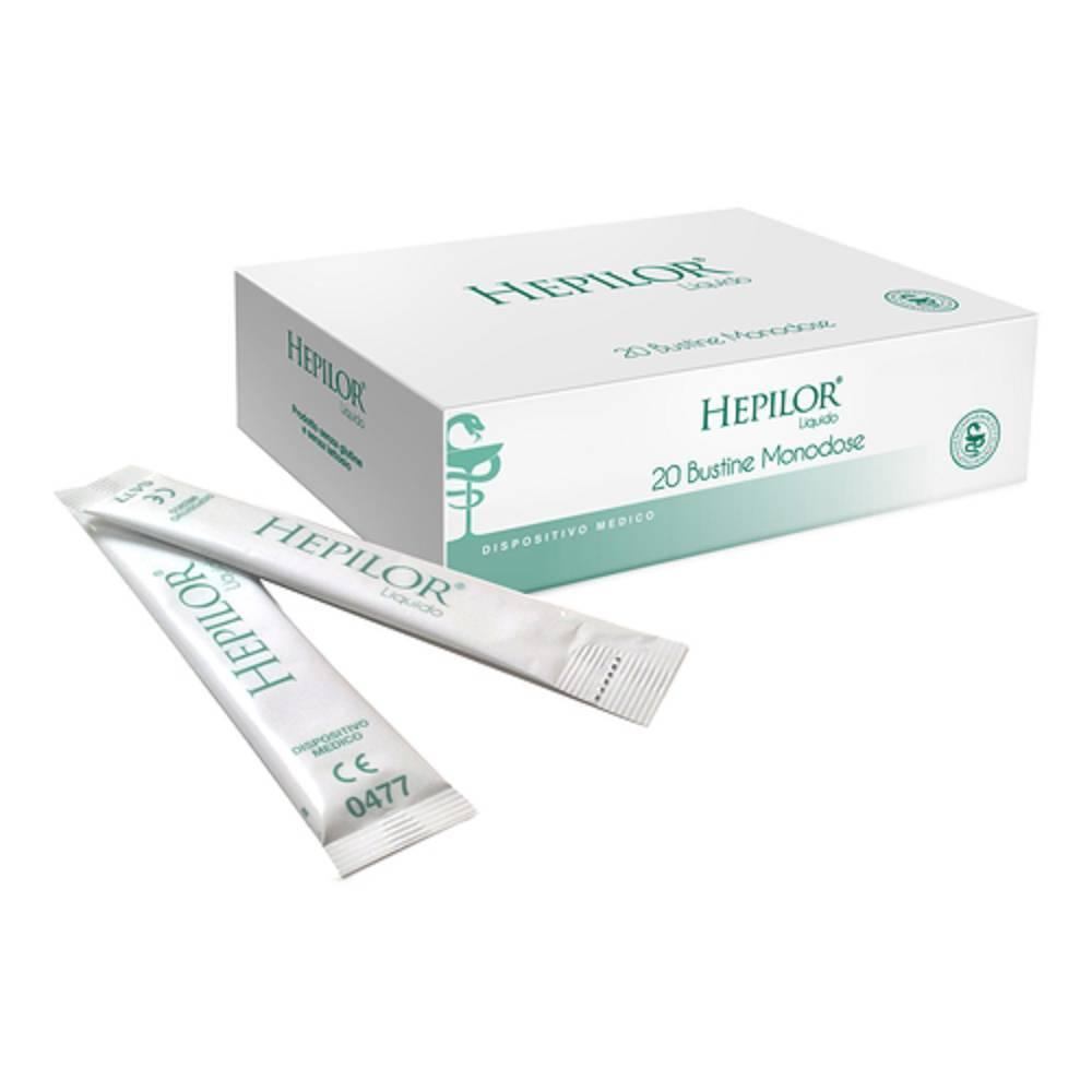 hepilor hepilor liquido 20 bustine monodose per protezione della mucosa gastrointestinale e sollievo da reflusso gastroesofageo - foto 1