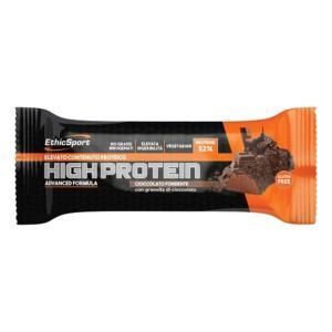Barretta high protein cioccolato fondente 45g - alimento ricco di proteine del latte per sportivi e spuntini sani
