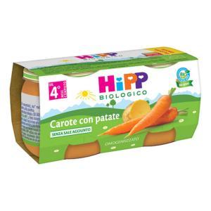 Omogeneizzato biologico carote e patate 2x80g - ideale per bambini dal 4° mese, senza glutine, senza aromi e latticini
