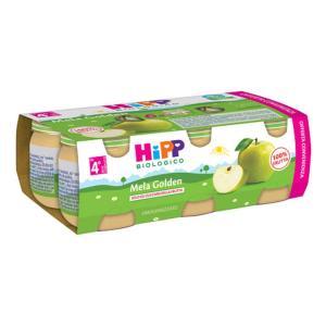 Omogeneizzato biologico  mela golden 6x80g - ideale per svezzamento e merenda senza zuccheri aggiunti, latticini e coloranti