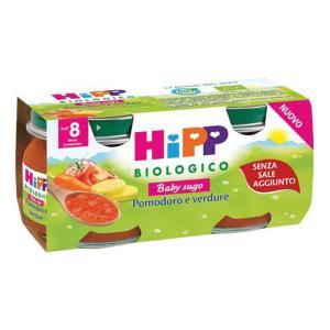 Sugo di pomodoro e verdure biologico per bambini 2 vasetti da 80g - ideale da 8 mesi senza glutine e conservanti