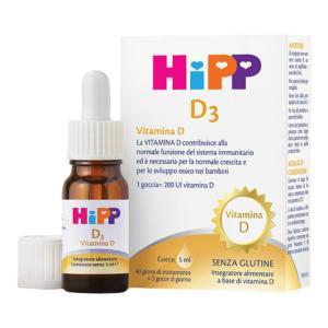 Integratore alimentare  d3 5ml con vitamina d per ossa e denti normali, supporto immunitario e crescita nei bambini