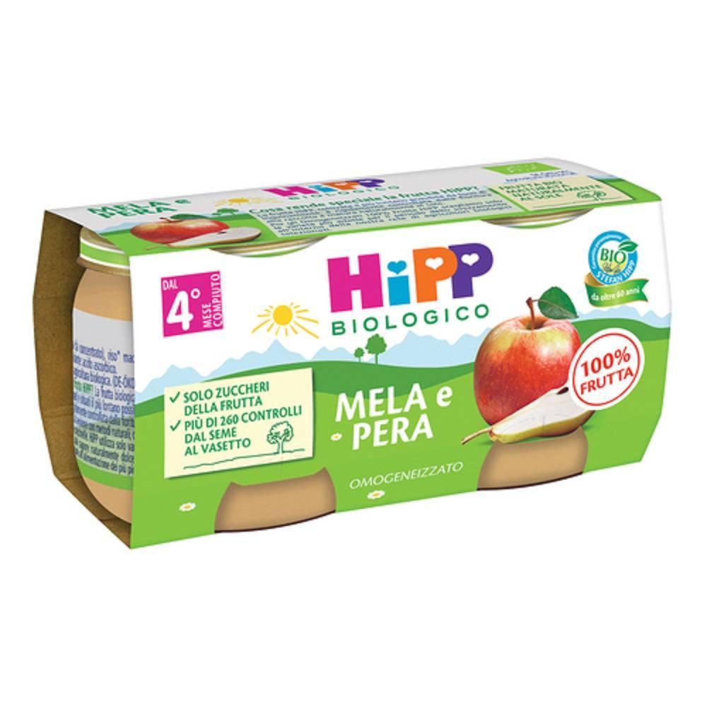 hipp hipp omog mela/pera 2x80g - foto 1