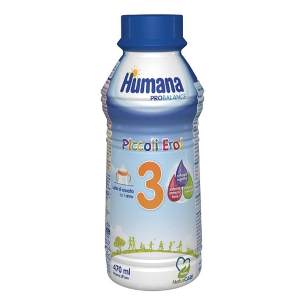 humana latte di crescita humana probalance piccoli eroi 3 470ml - alimento liquido con vitamine e minerali per bambini oltre 1 anno - foto 1 humana latte di crescita humana probalance piccoli eroi 3 470ml - alimento liquido con vitamine e minerali per bambini oltre 1 anno - foto 1